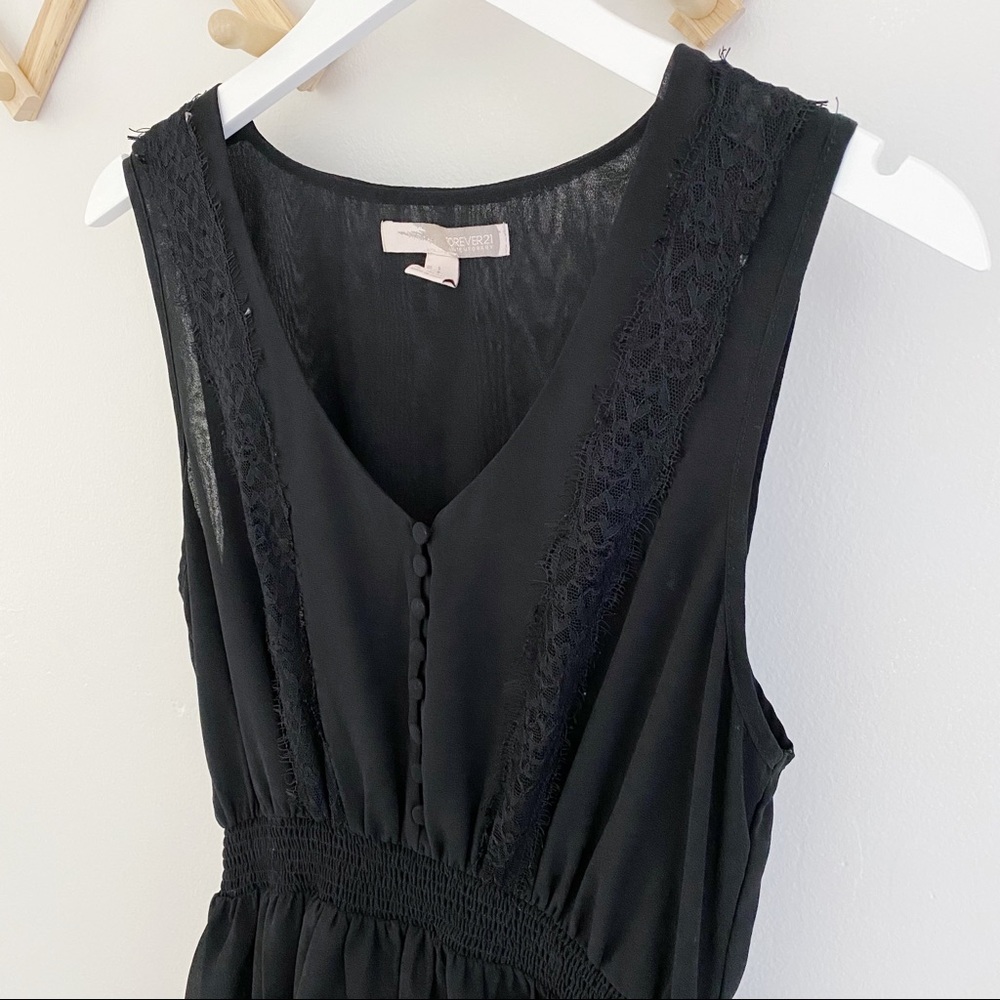 blck chiffon dress